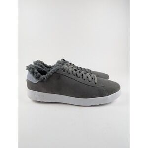 NEW Cole Haan GrandPro Sneakers Faux Fur Lined Shoes Gray Womens Size 10